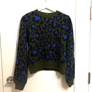 Ecote Leopard Print Sweater